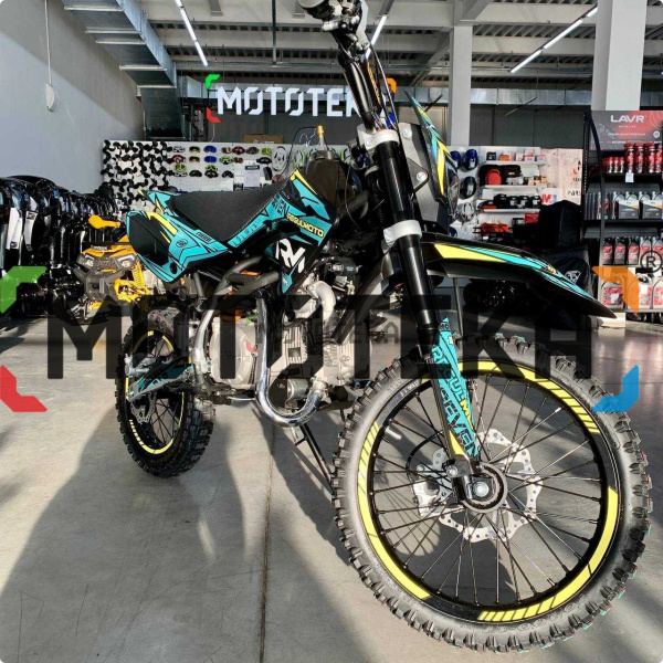 Питбайк Regulmoto (Регулмото) SEVEN 49cc (125) чёрный/жёлтый/синий | Мототека